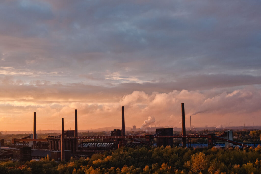 Industriefotografie in Essen von der Zeche Zollverein